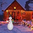 thumbnail image 2 of Dsscvnef Christmas Decorations Portable Cute Cartoon Snowman Tumbler Inflatable Air Model Inflatable Pool Slide Excursion Inflatable Bridal Inflatable, 2 of 5