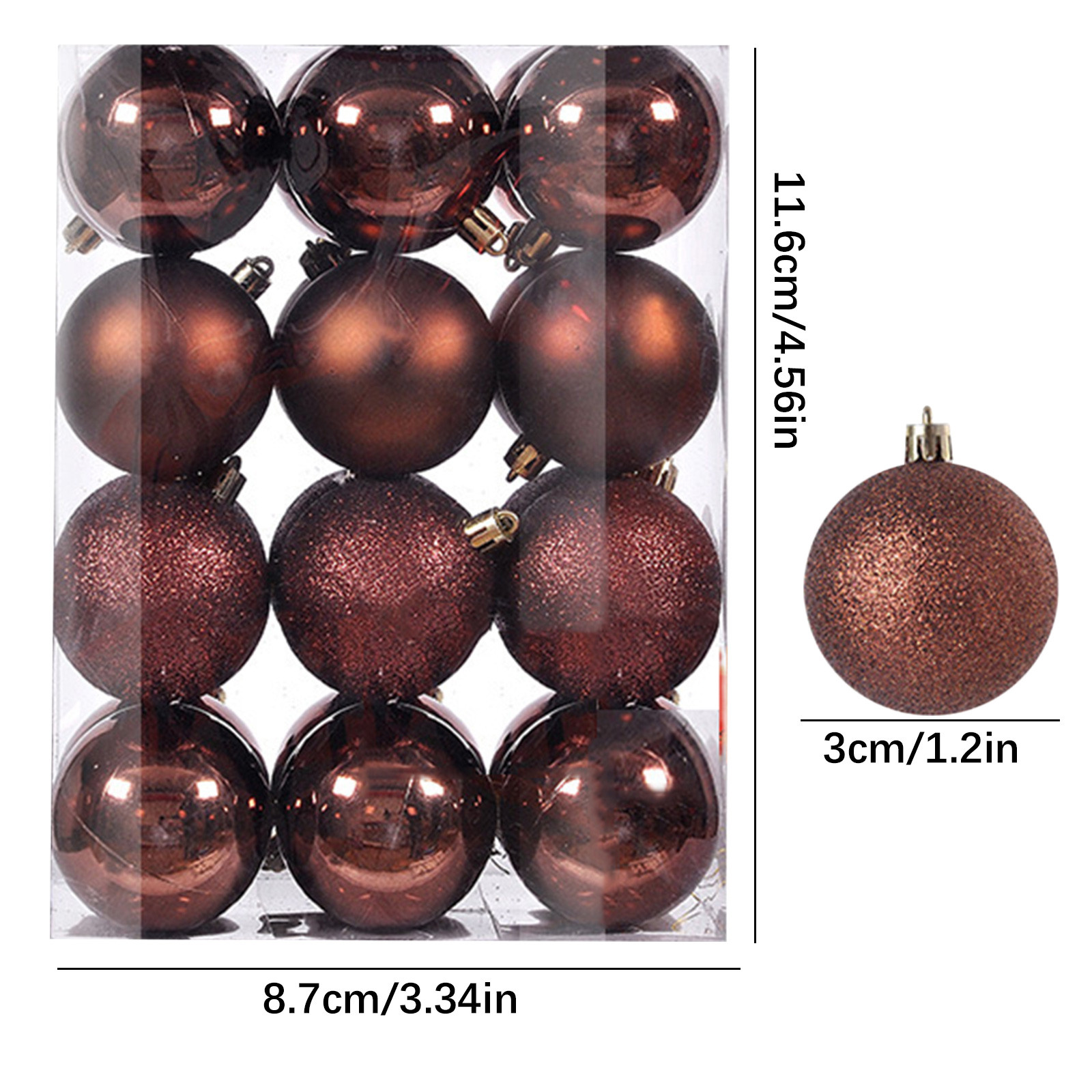 Guirlande De Perles Dorées Pour Sapin De Noël – Collier Décoratif, Perles En Plastique