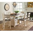 thumbnail image 3 of Madison County Reclaimed Pine 72" Farmhouse Counter Height Seven-Piece Dining Set, 3 of 9