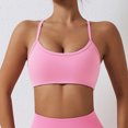 thumbnail image 1 of Sujetador de yoga desnudo europeo y americano de verano, ropa interior deportiva de secado rápido con espalda hermosa, ropa interior para correr, fitness y yoga para mujer, 1 of 2