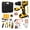 Black Box, variant on 18V Cordless Drill Tool Set with 2 Batteries, 110-Piece Multi-Function Power Drill Combo Kit with Storage Case for Home Repair