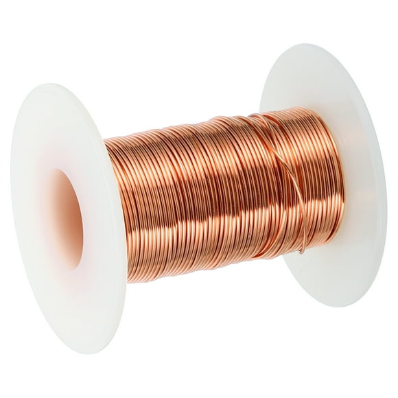 Uxcell Soft Copper Wire, 20Gauge/0.8mm Diameter 10m/32.8ft Spool Pure Copper Wire