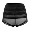 thumbnail image 4 of Daznico Womens Underwear - High Waist Ladies Shapewear Ladies Belly Lifting Panties Solid Lace Trim - Panties for Women,Color:Black,Size:XXL, 4 of 4