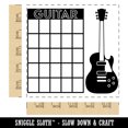 thumbnail image 2 of Electric Guitar Chord Chart Square Rubber Stamp Stamping Scrapbooking Crafting - Large 2.75in, 2 of 7