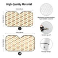thumbnail image 3 of Bingfone Dachshund Car Windshield Sun Shade Protector Keep Your Vehicle Cool Sun Shield Visor Cover Foldable for Car Truck SUV-Medium, 3 of 8