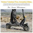 thumbnail image 3 of Ausom - L2 Max Foldable Electric Scooter w/ 56 mi Max Operating Range & 31 mph Max Speed, 1000W Motor, 287 lbs Max Load - Dark Gray, 3 of 7