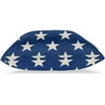 thumbnail image 3 of 4th of July Pillow Covers 20x20 Set of 2, Memorial Day Independence Day Blue Star Throw Pillow Covers American Patriotic Outdoor Cushion Cases Linen Decorative for Couch Sofa, 3 of 6