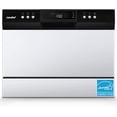 thumbnail image 1 of Comfee' Energy Star Countertop Portable Dishwasher, 6 Place Settings, 8 Wash Programs, for Apartments and RVs, Black/White, 1 of 11