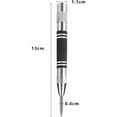 thumbnail image 3 of Poinçon de Centre Automatique, Poinçons de Centre à Ressort, Outil de Disjoncteur à Impact Réglable, Poinçon de Centre Automatique pour Fenêtre, Verre, Métal avec 2 Embouts de Rechange, 3 of 4