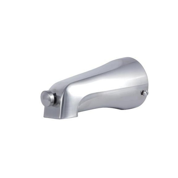 Mixet Tub Spout with Front Diverter, Brushed Nickel