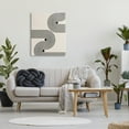 thumbnail image 2 of Stupell Industries Modern Black & Beige Wave Abstract Painting Gallery Wrapped Canvas Print Wall Art, 30 x 40, 2 of 7