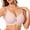 1-Pink, variant on Jelly Bras for Women Wireless Full Coverage Seamless V-Neck Bra with Keyhole Cutout, Everyday Comfort,Sizes M-3XL