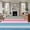 Mutli, variant on 6'x9' Area Rugs, Pink Green Blue Stripe Indoor Outdoor Area Rug for Living Room Bedroom, Farmhouse Stripes Contemporary Washable Bathroom Rugs Kitchen Floor Carpet Mats Home Decor Aesthetic