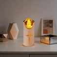 thumbnail image 2 of TanSiDing 1pcs LED Votive Candle Memorial Light – Flickering Effect Like a Real Candle – Long Burning time – Reusable Cemetery Remembrance Eternal Candle – HOLY Cross, 2 of 4