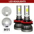 thumbnail image 1 of LED Headlight H11 Super Bright Bulb Kit HIGH/LOW Beam 6000K 10000LM White Light, 1 of 9