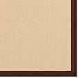 thumbnail image 4 of Contemporary Home Living 1.75' x 2.75' Tufted Solid Bordered Area Throw Rug - Brown, 4 of 5