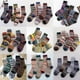 thumbnail image 5 of RV 5 pares de calcetines vintage de lana de conejo étnicos otoño e invierno Sailing Electrónica, 5 of 5