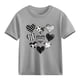 thumbnail image 1 of Blusas y camisas de manga corta con cuello redondo para niños y niñas, camisetas gráficas de manga corta, blusas con estampados bonitos para la temporada escolar., 1 of 9