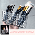 thumbnail image 3 of Joquet Porta Brochas Organizador Maquillaje Acrílico Diamante Cajon  TRNSPARENTE, 3 of 5