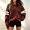 &011-Wine, variant on Ounisa Women's Solid Casual Crew Neck Sweatshirt Long Sleeve Loose Fit Pullover Shirt Fall Fashion Stripe Sleeve Tops