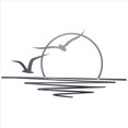 thumbnail image 4 of Sunrise Metal Wall Art, Sun and Seagulls Wall Decor, Metal Wall Decor, Abstract Sunset Home Decor, Minimalist Line Art, 4 of 8