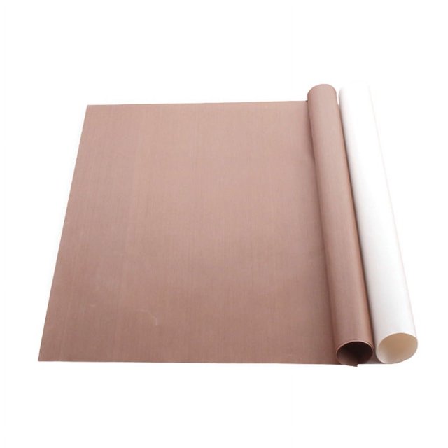5 piezas de hule resistente a altas temperaturas, tela antiadherente para hornear de teflón gruesa, bandeja para hornear, tela antiadherente para pasteles, 40*60 (marrón café)
