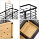 thumbnail image 5 of DEKAXID - 1 ud. Rejilla de almacenamiento para utensilios, cuchillos, tenedores y cucharas, multifunción, espátula, tenedor, batidor, escurridor de 2 o 3 rejillas, caja de almacenamiento para, 5 of 7