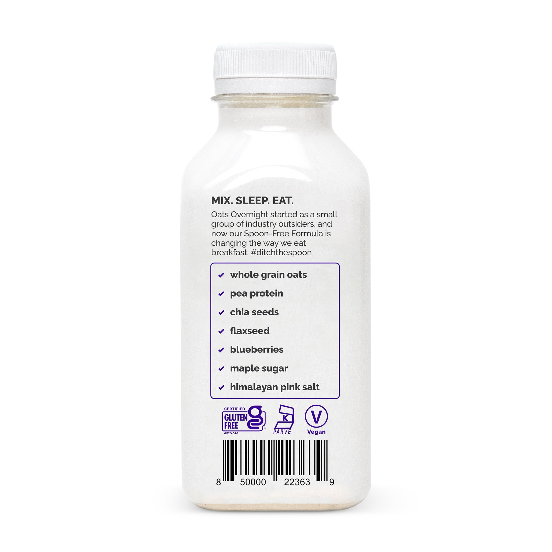 Oats Overnight Blueberry Muffin Protein Overnight Oatmeal Shake, 2.2 oz, 1 Count