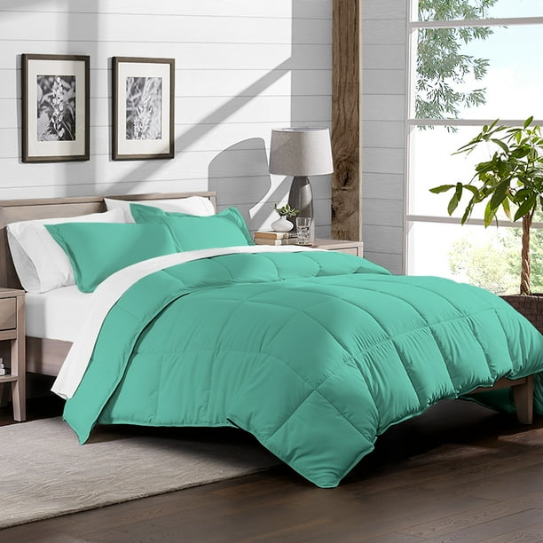 5 Piece Bed In A Bag Twin Xl Extra Long Comforter Set Turquoise Sheet White Com 5 Piece Bed In A Bag Twin Xl Extra, Twin Long Bedding
