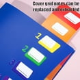thumbnail image 5 of Arghm Expanding File Folder,6 Pockets 5 Colors,Plastic,12.2x9.8x0.59in,for Office Home, 5 of 6