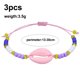 thumbnail image 2 of Juego de tobilleras de concha, pulseras de tobillo con cuentas, cadena para pies, accesorios de joyería para pies de playa para mujeres y adolescentes, 2 of 6