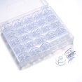 thumbnail image 1 of YEQIN 25 bobinas para máquina de coser con estuche Sa156 bobinas de plástico clase 15 compatibles con máquina de coser y bordar Brother Singer (25 bobinas con caja), 1 of 5