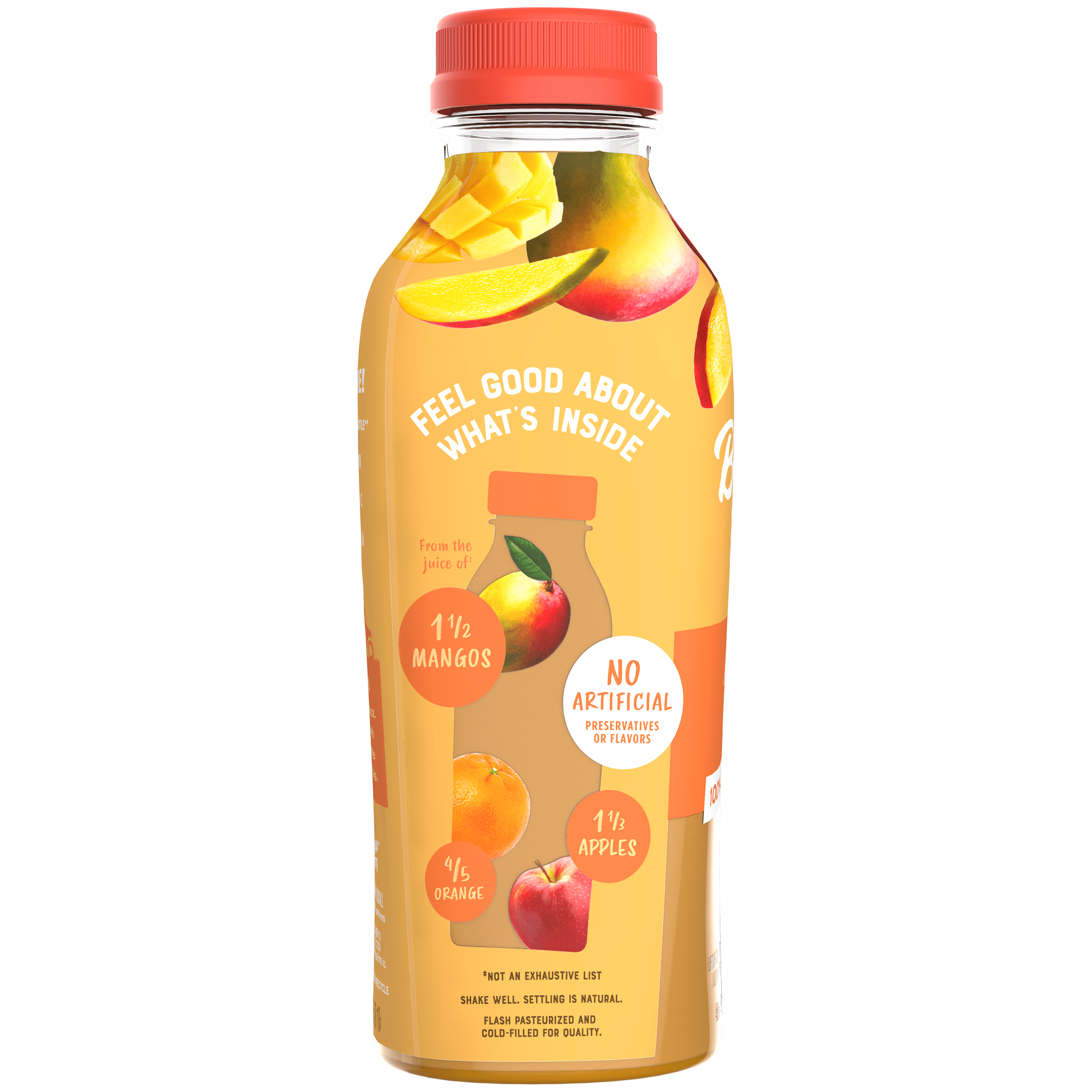 Bolthouse Farms Fruit Juice Smoothie, Amazing Mango, 15.2 fl. oz. Bottle