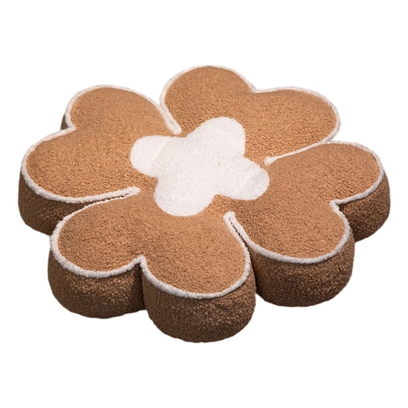 JoyMoreHome Clover Shaped Pillow, Floor Cushion Cute Seat Cushions Classroom Dorm Decorative Fun Throw Pillow for Bed, Couch