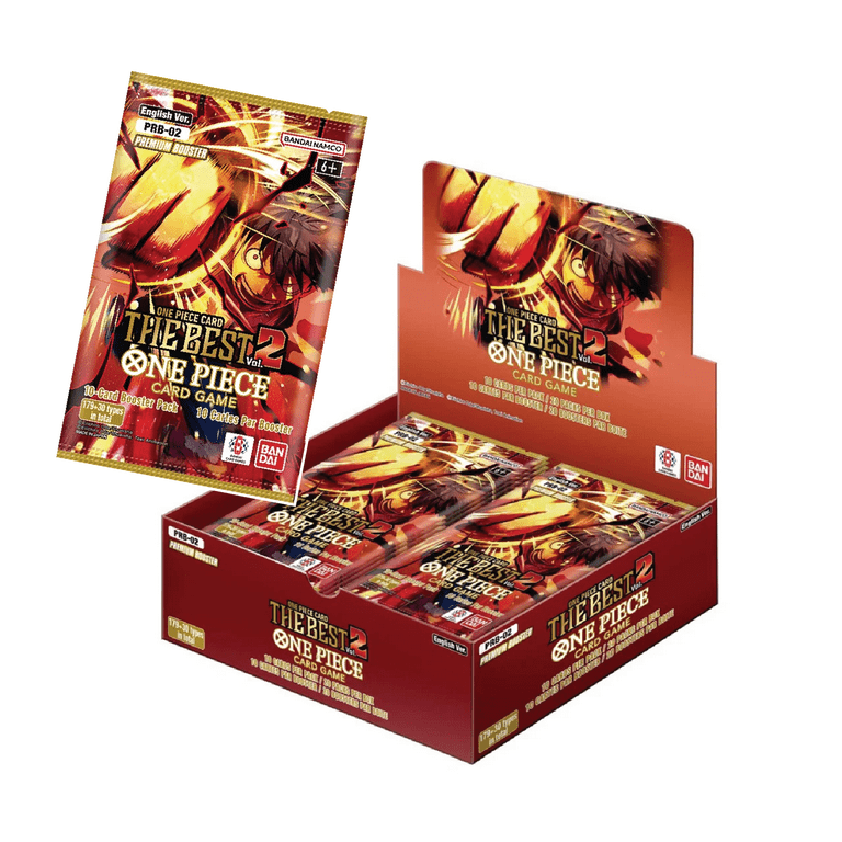 One Piece Premium Booster Box Vol. 2 The Best (PRB-02) - Walmart.com