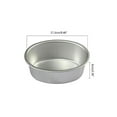 thumbnail image 5 of 2 Pcs Round Shape Cheesecake Pan Non-Stick Cake Pan Aluminum Cheesecake Tin Moulds Baking Tray Bakeware Easy to Use, 5 of 11