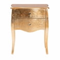 thumbnail image 4 of Saltoro Sherpi Baxton Studio Patrice Classic and Traditional Silver Finished Wood 2-Drawer Nightstand, 4 of 9