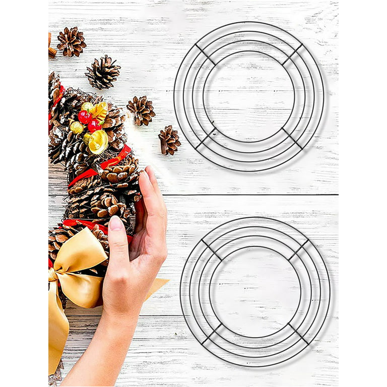 Christmas Wreath Wire Rings  Foam Ring Christmas Wreaths - Party & Holiday  Diy Decorations - Aliexpress
