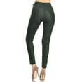 thumbnail image 3 of Jvini Women's High Waist Color Jeggings Pull On Stretch Skinny Pants Inseam 29" Sizes S-3XL, 3 of 5
