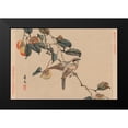 thumbnail image 2 of Matsumura, Keibun 14x11 Black Modern Framed Museum Art Print Titled - Bird perched on a branch from a fruit persimmon tree., 1892, 2 of 5