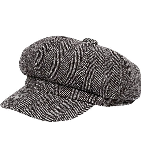Ludlz Men's Adjustable Beret Hat, Lightweight, Warm, British Style