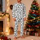 thumbnail image 1 of TaTaai Cozy Couple Matching Pajama Set, Christmas Valentine's Day Matching Loungewear, Long-Sleeve Round Neck Double Pocket Set Gift, 1 of 8