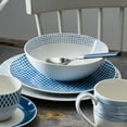 thumbnail image 5 of Noritake Blue Hammock 12-Piece Coupe Dinnerware Set, Service for 4, 5 of 7
