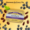 thumbnail image 4 of GRETHER'S Pastilles Sugarfree Blackcurrant, Elderflower & Blueberry, Natural Remedy Dry Mouth Relief, Soothing Throat & Healthy Voice, 3.75 oz -3 Pack, 4 of 6