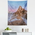 thumbnail image 1 of Landscape Tapestry, Melting Snow Nature Mountain Peak Summit Hiking Romania Traveling Picturesque, Fabric Wall Hanging Decor for Bedroom Living Room Dorm, 5 Sizes, Multicolor, by Ambesonne, 1 of 1