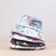 thumbnail image 3 of Sombrero de pescador plegable YONGSHENG unisex verano estampado de mariposas colorido, 3 of 5