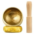 thumbnail image 1 of Tibetan Singing Bowl Set, Sound Bowl Cushion For Yoga, ,Chakra Healing (3.3 Inch), 1 of 9