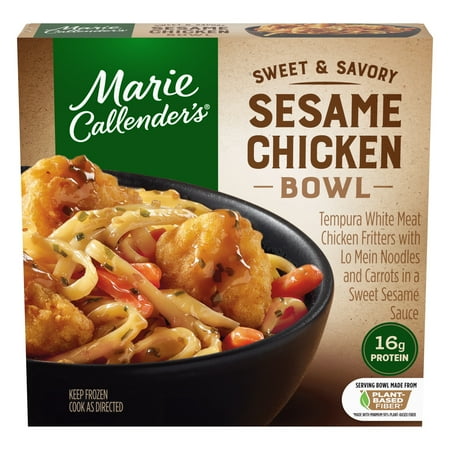 Marie Callender's Sweet and Savory Sesame Chicken Bowl, Frozen Meal, 12.3 oz. (Frozen)
