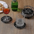 thumbnail image 2 of Coasters For Drinks, Funny Drink Coasters Absorbent With Holder 6 Pcs Absorbing, 2 of 5