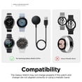 thumbnail image 3 of Organizador de cable de soporte de cargador inalámbrico de silicona para Samsung Galaxy Watch 5/5Pro (gris), 3 of 7